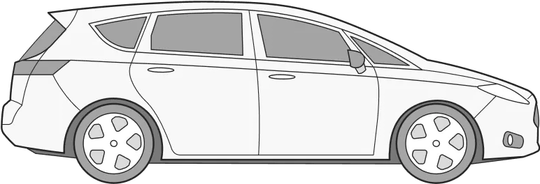 Автомобиль сбоку